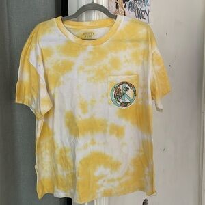 “MIGHTY FINE” cool yellow peace shirt